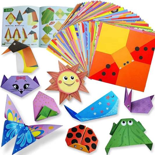 Kit de Origami 45 Hojas — Creá Figuras de Papel