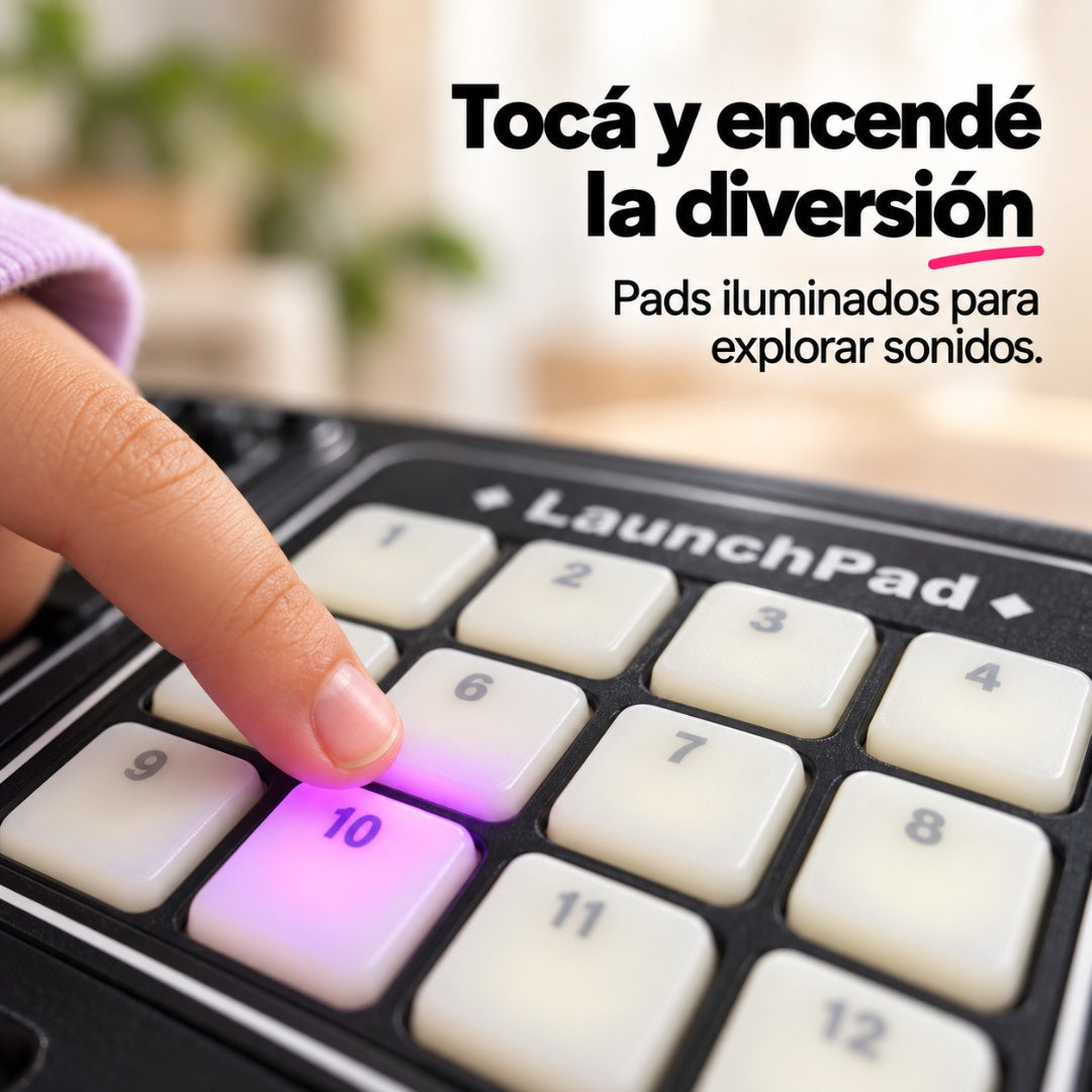 Consola DJ Infantil con Piano y Micrófono — Tocá y Cantá