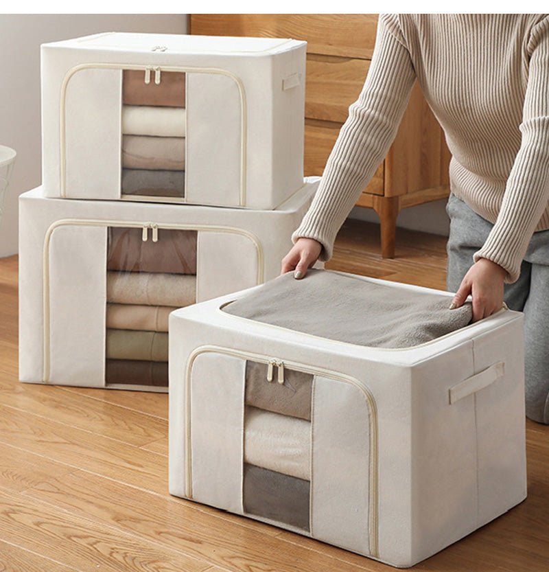 Caja Estructural de Tela Organizadora de Ropa - Muy Moderna Uruguay