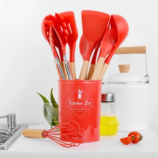 Set de 12 Utensilios Anti - Adherentes Menage - Muy Moderna Uruguay