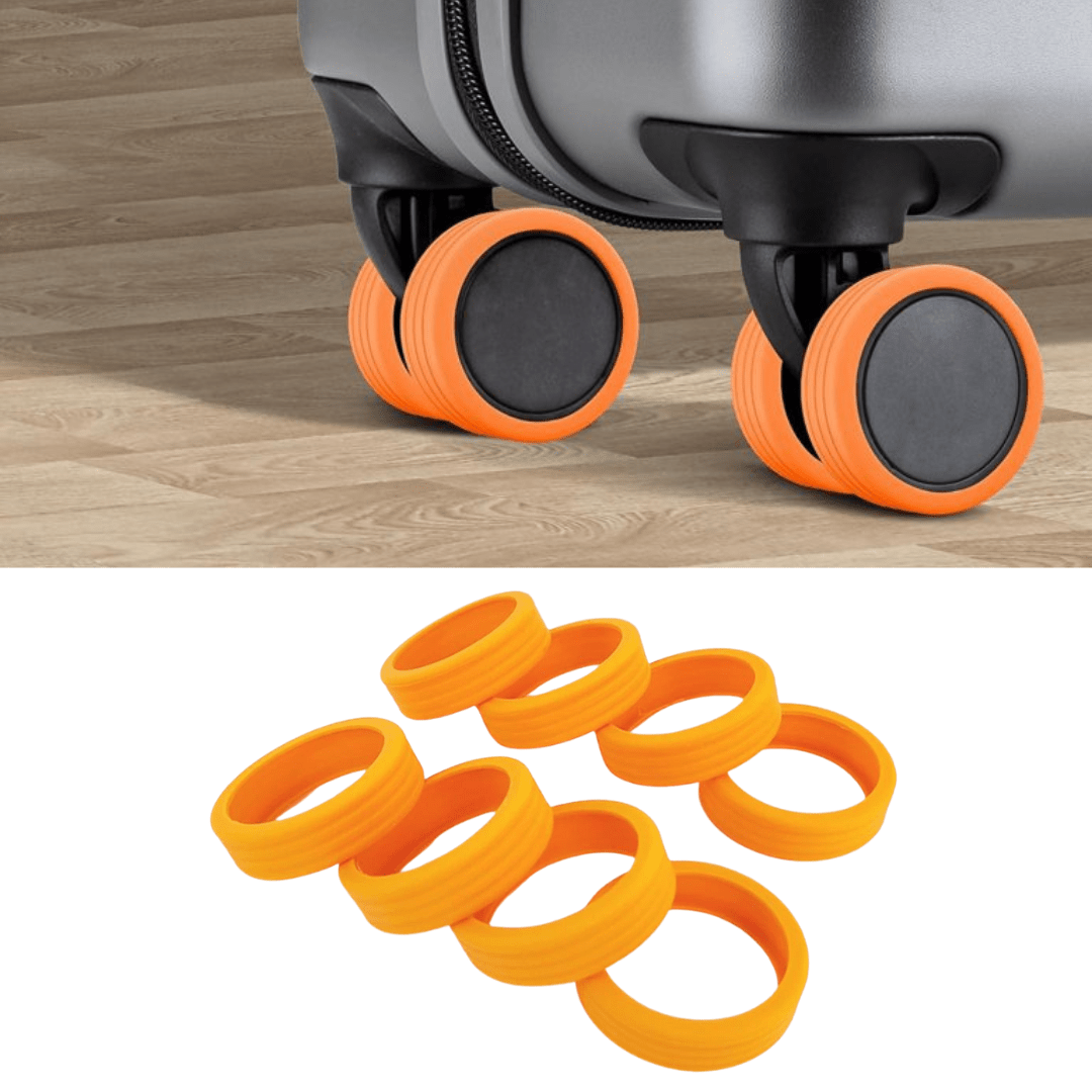 Pack X8 Protectores De Silicona Para Ruedas de Equipaje - Muy Moderna Uruguay