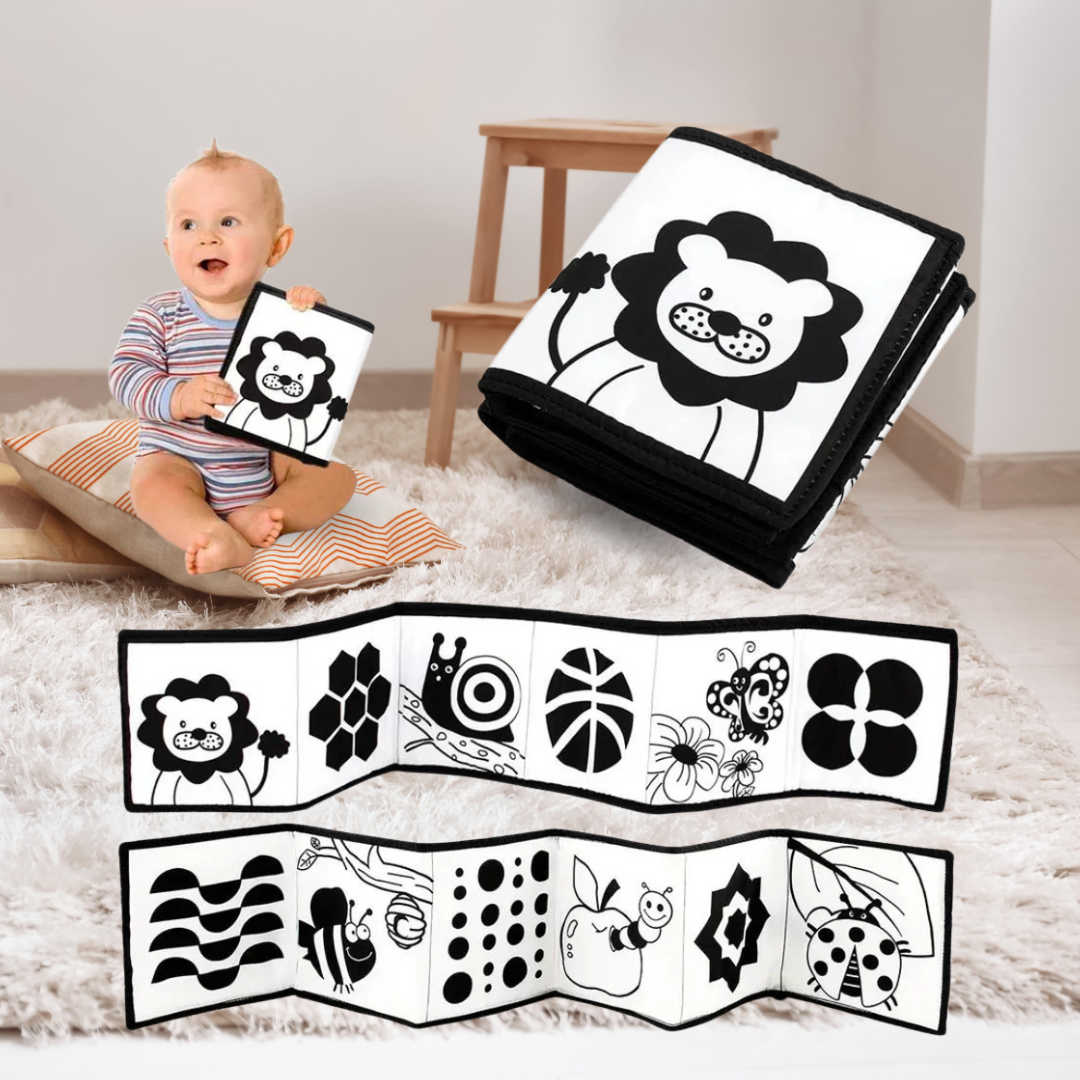 Libro Sensorial de tela Montessori