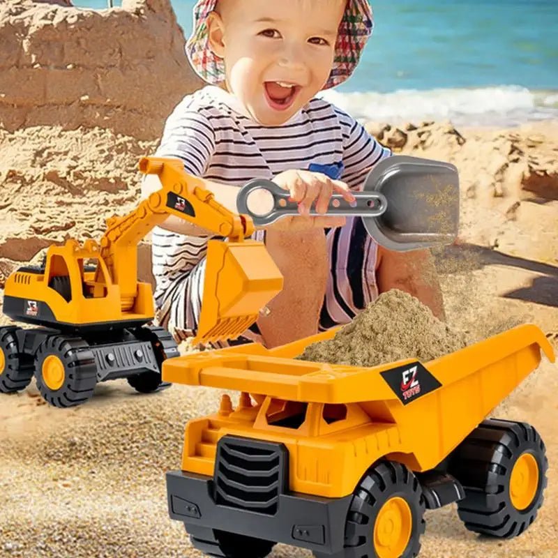 Camión Y Excavadora De Juguete Para Playa Con Movimiento - Muy Moderna Uruguay