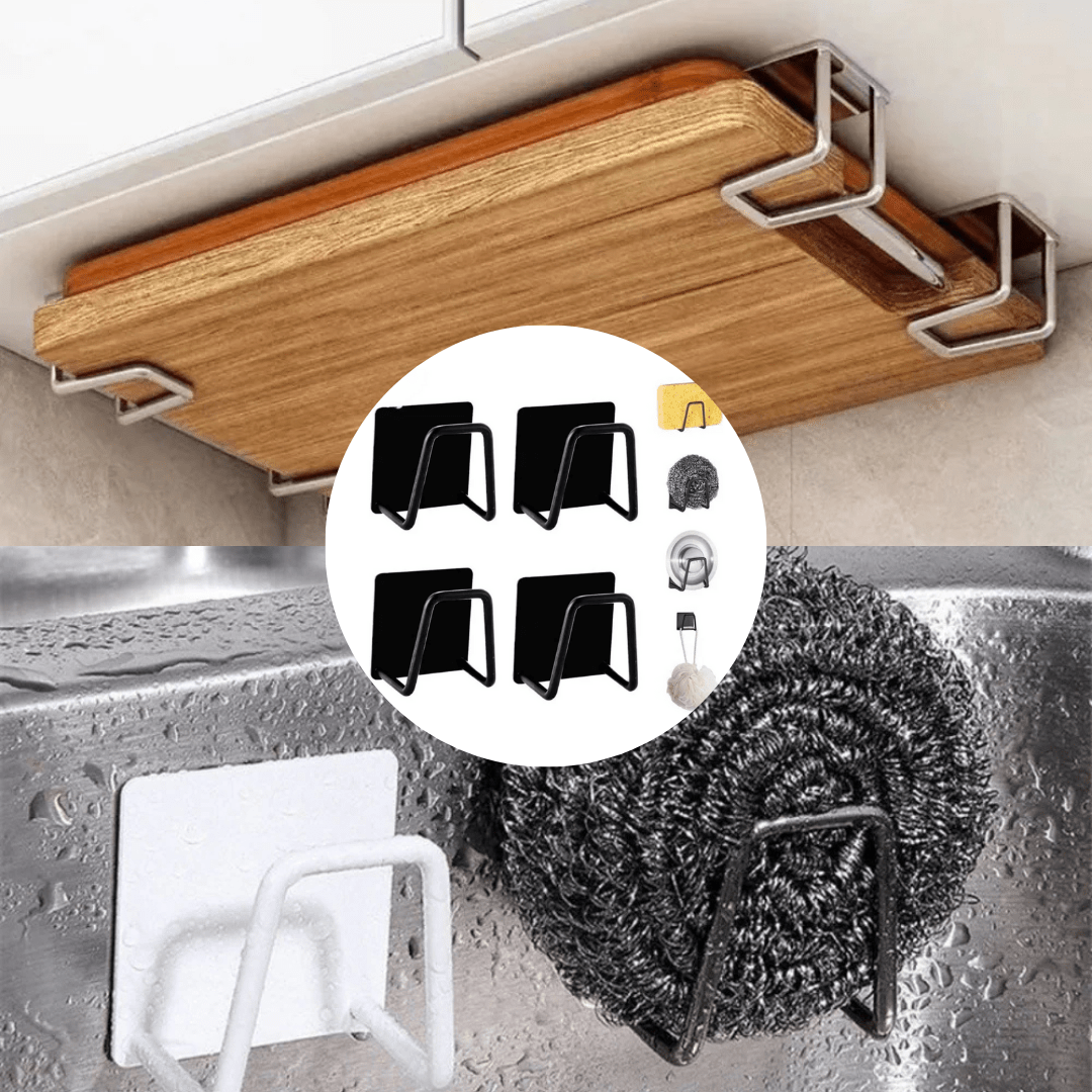 Kit x4 Soporte para Esponjas y Alacena - Muy Moderna Uruguay