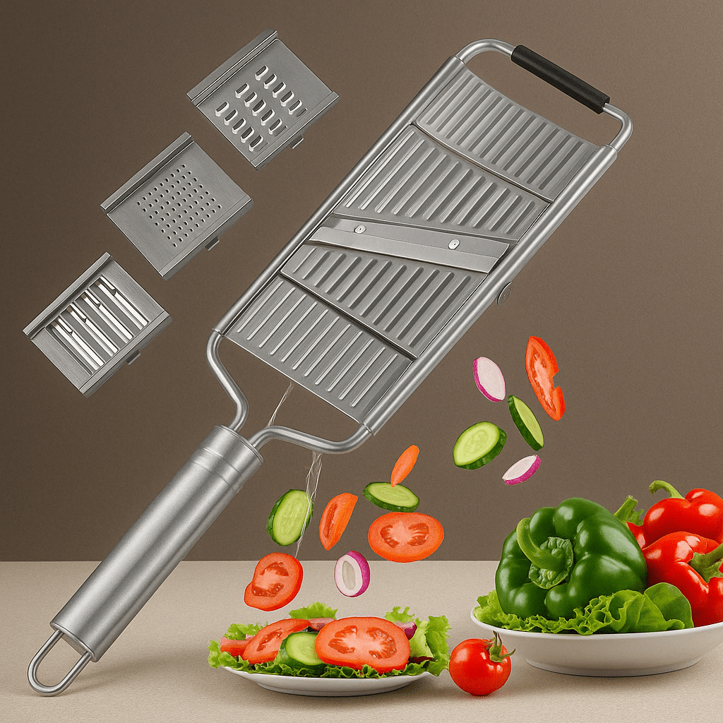 Rallador Multi Slicer con 4 Cuchillas Intercambiables - Muy Moderna Uruguay