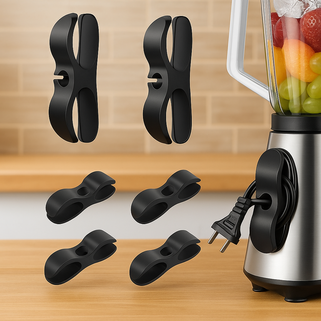 Pack x6 Organizador De Cables Para Electrodomésticos