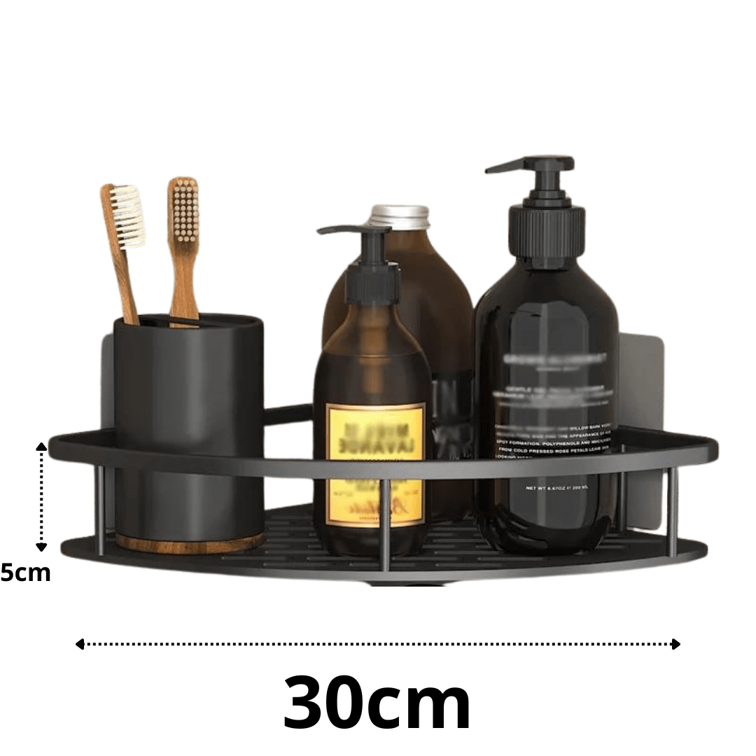 Estante Esquinero Metálico de Baño para Jabón y Shampoo - Muy Moderna Uruguay