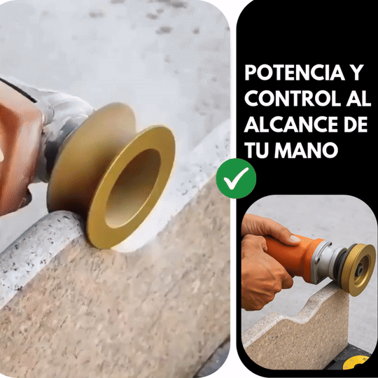 Disco Diamantado para Desbaste de Bordes en Marmol y Azulejos