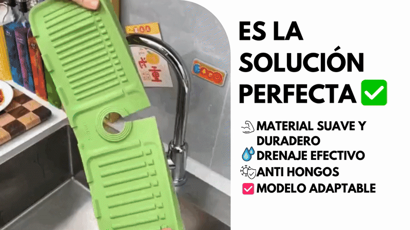 Escurridor de Silicona Premium para Pileta