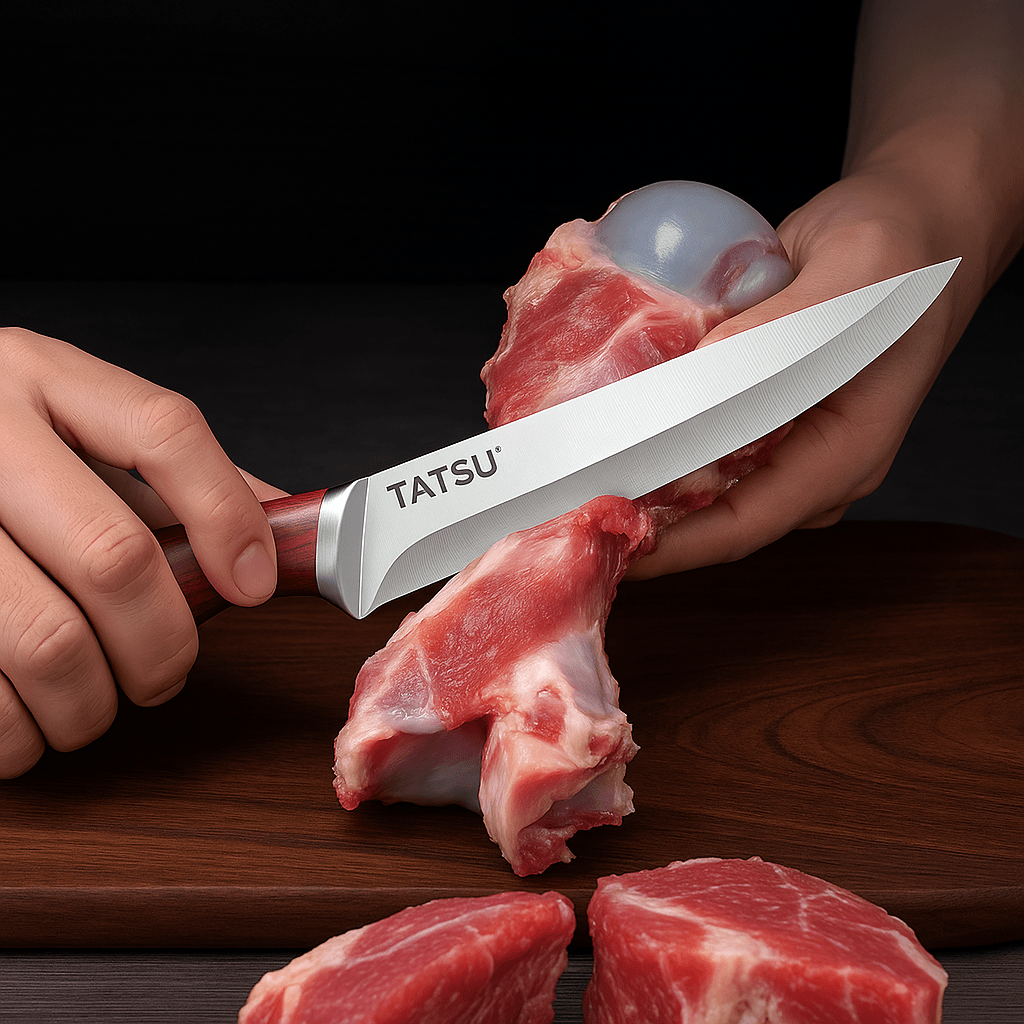 Cuchillo Largo de Cocina TATSU con Funda - Muy Moderna Uruguay