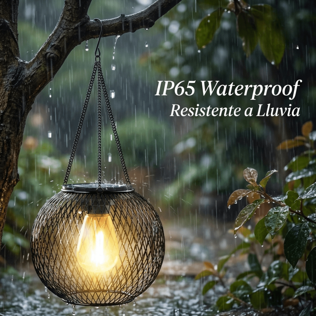 Farol Solar Colgante Para Jardín - Muy Moderna Uruguay