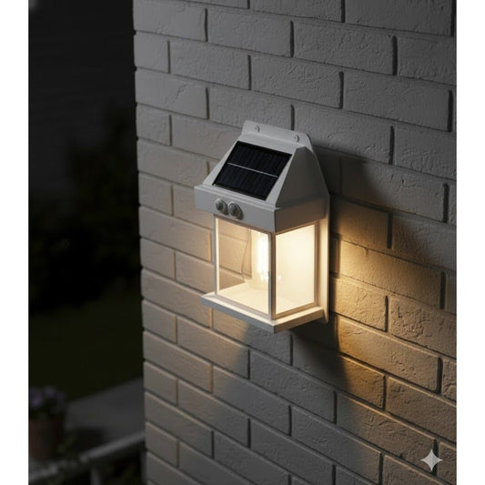 Foco Bombilla Led Solar De Pared Con Sensor De Movimiento - Muy Moderna Uruguay