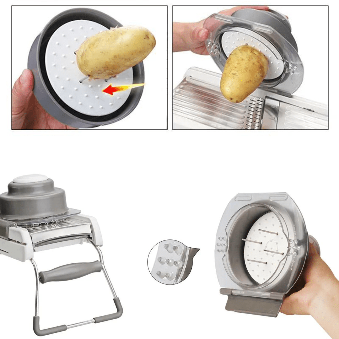 Mandolina Smart Metálica Ajustable Para Rebanar Y Cortar Julianas - Muy Moderna Uruguay