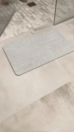 Alfombra de Piedra Diatomita Absorbente para Baño