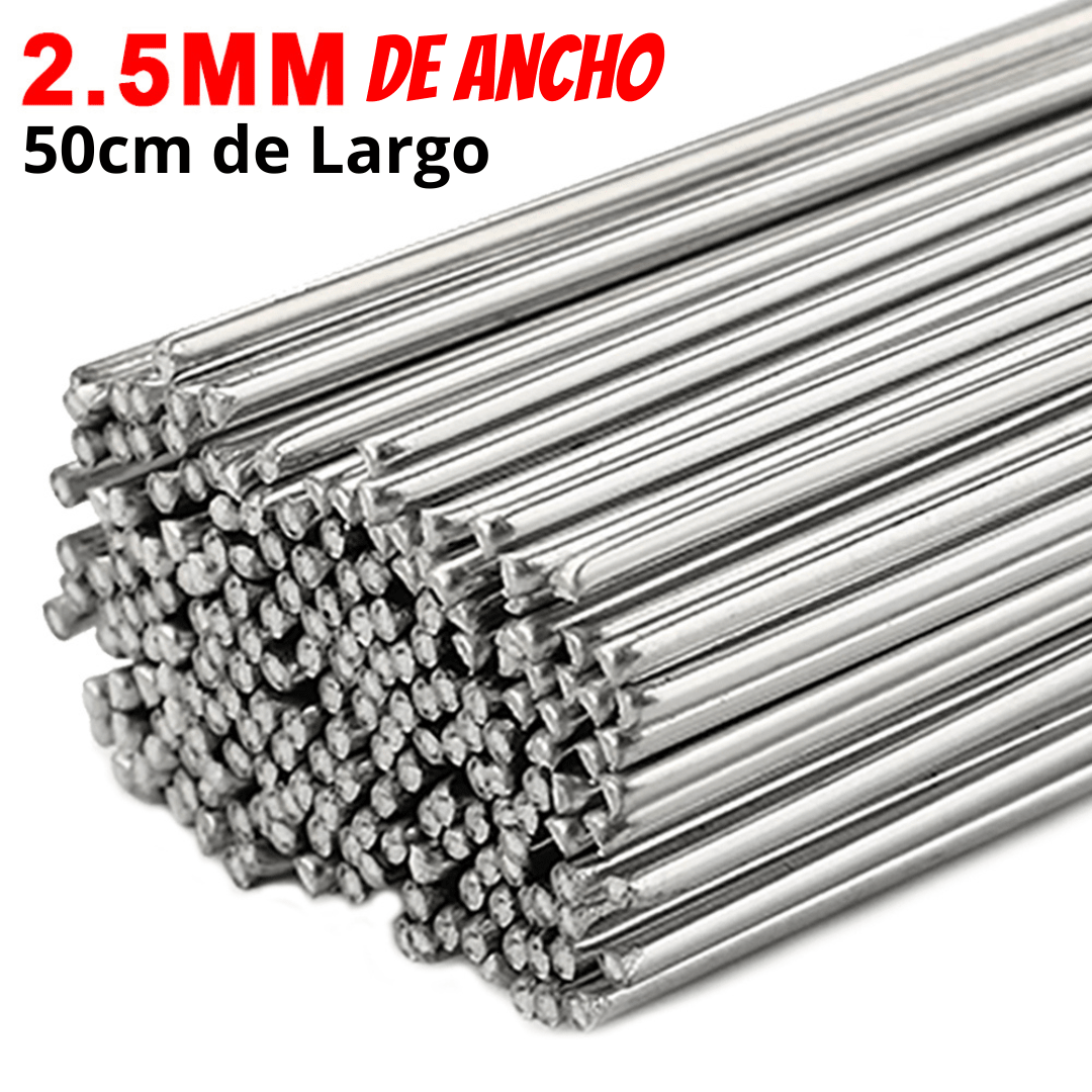 Set de 10 Varillas de Aluminio para Soldar - Muy Moderna Uruguay