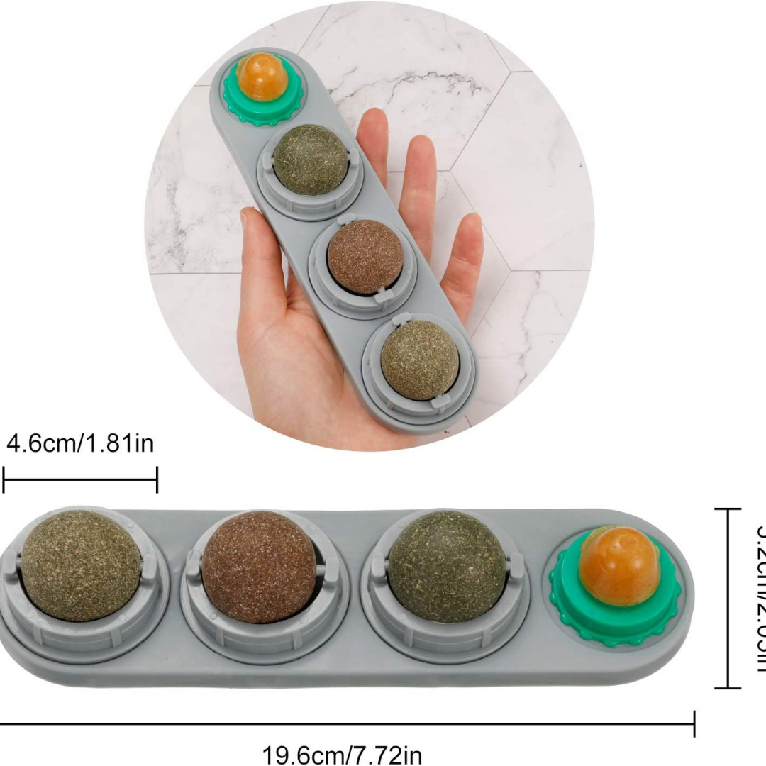 Juguete Giratorio de Hierba Gatera Catnip