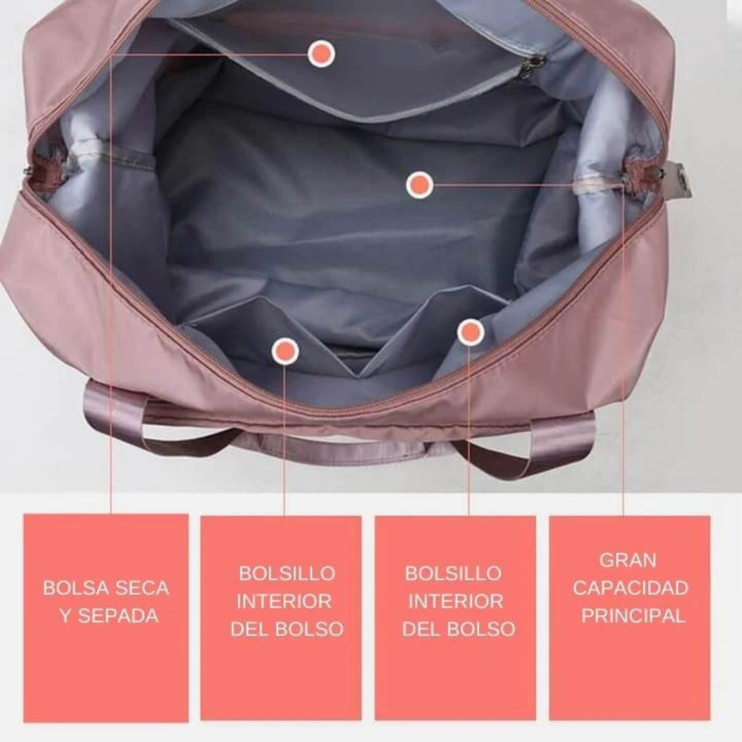 Bolso Plegable para Viajes Multifunción Impermeable