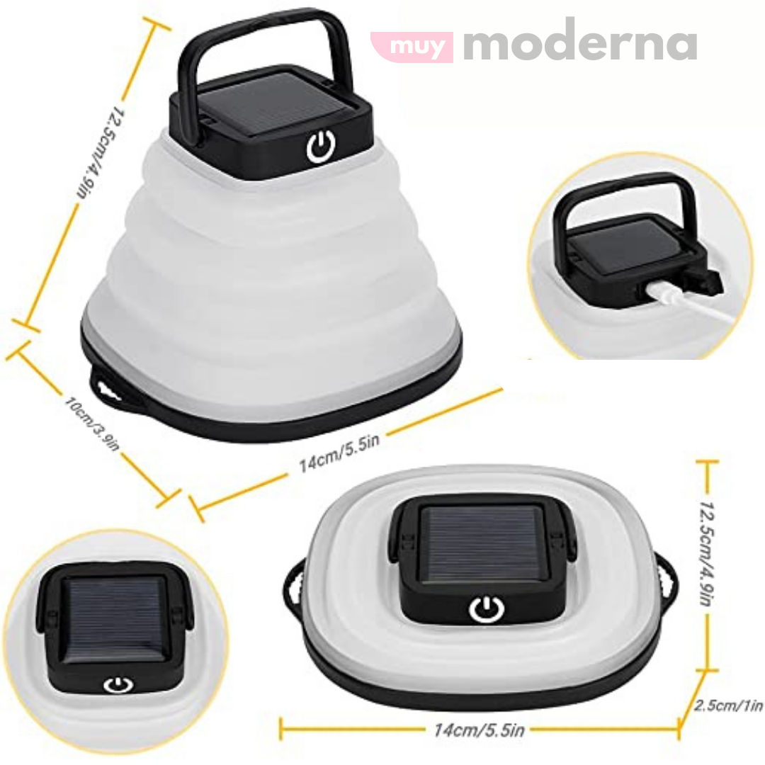 Farol Plegable de Carga Solar