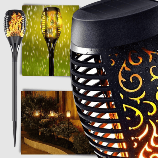 Antorcha EcoFlame LED Solar - Muy Moderna Uruguay
