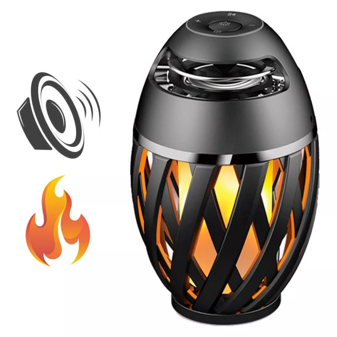 Parlante Bluetooth Tipo Antorcha LED