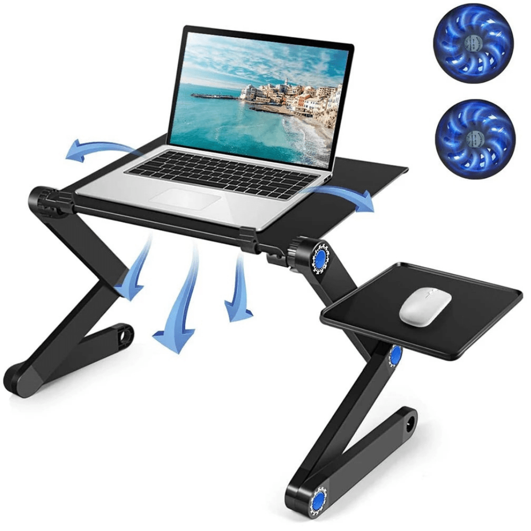 Mesa Regulable para Laptop con Ventilación - Muy Moderna Uruguay
