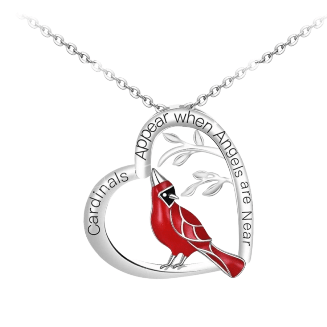 Collar Corazon de Cardenal - Muy Moderna Uruguay