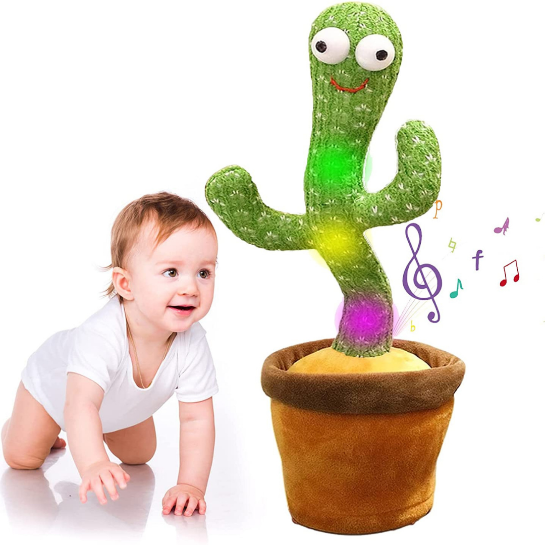 Cactus Toy Bailarín Con Batería y Carga USB