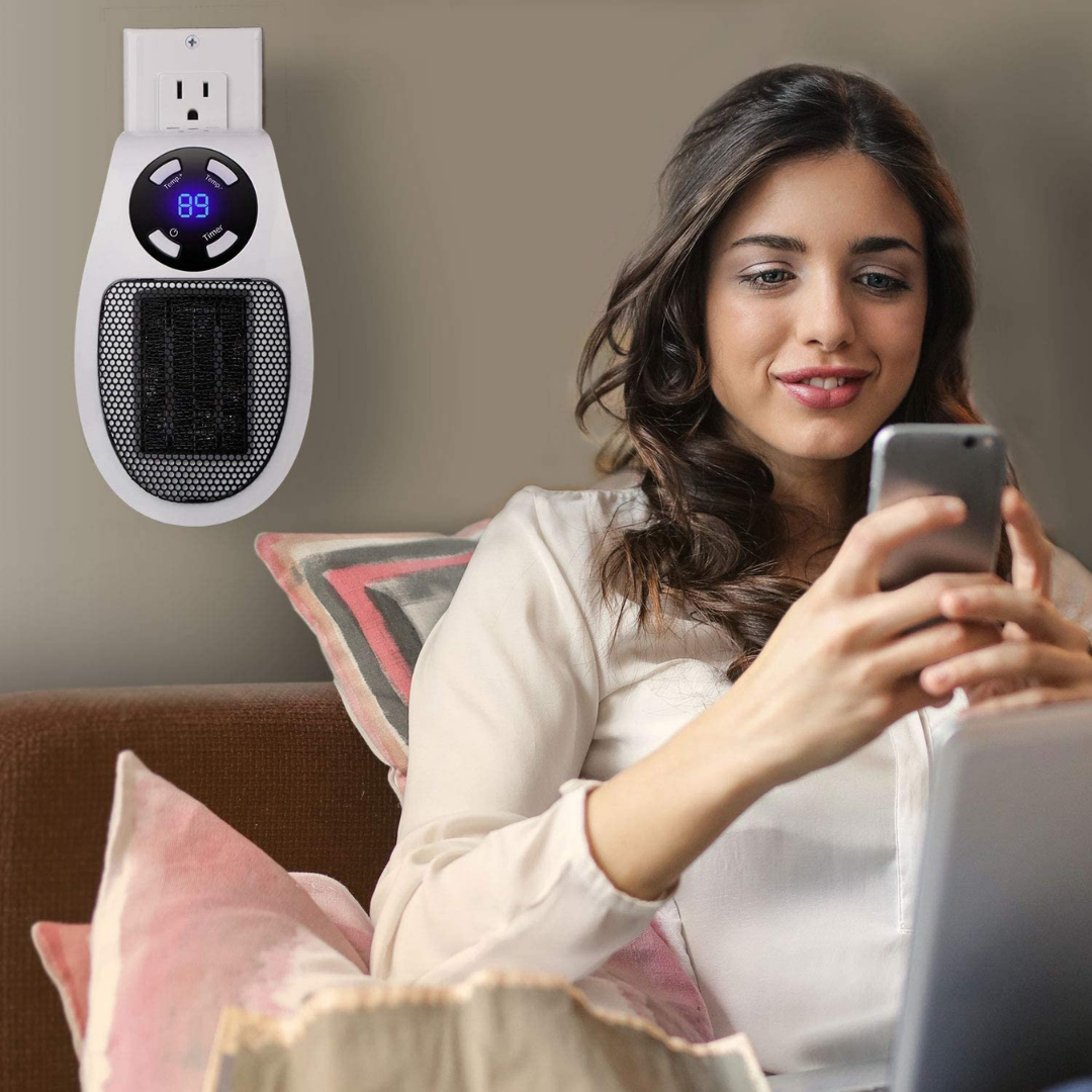 Calefactor Portable Heater con Control Remoto