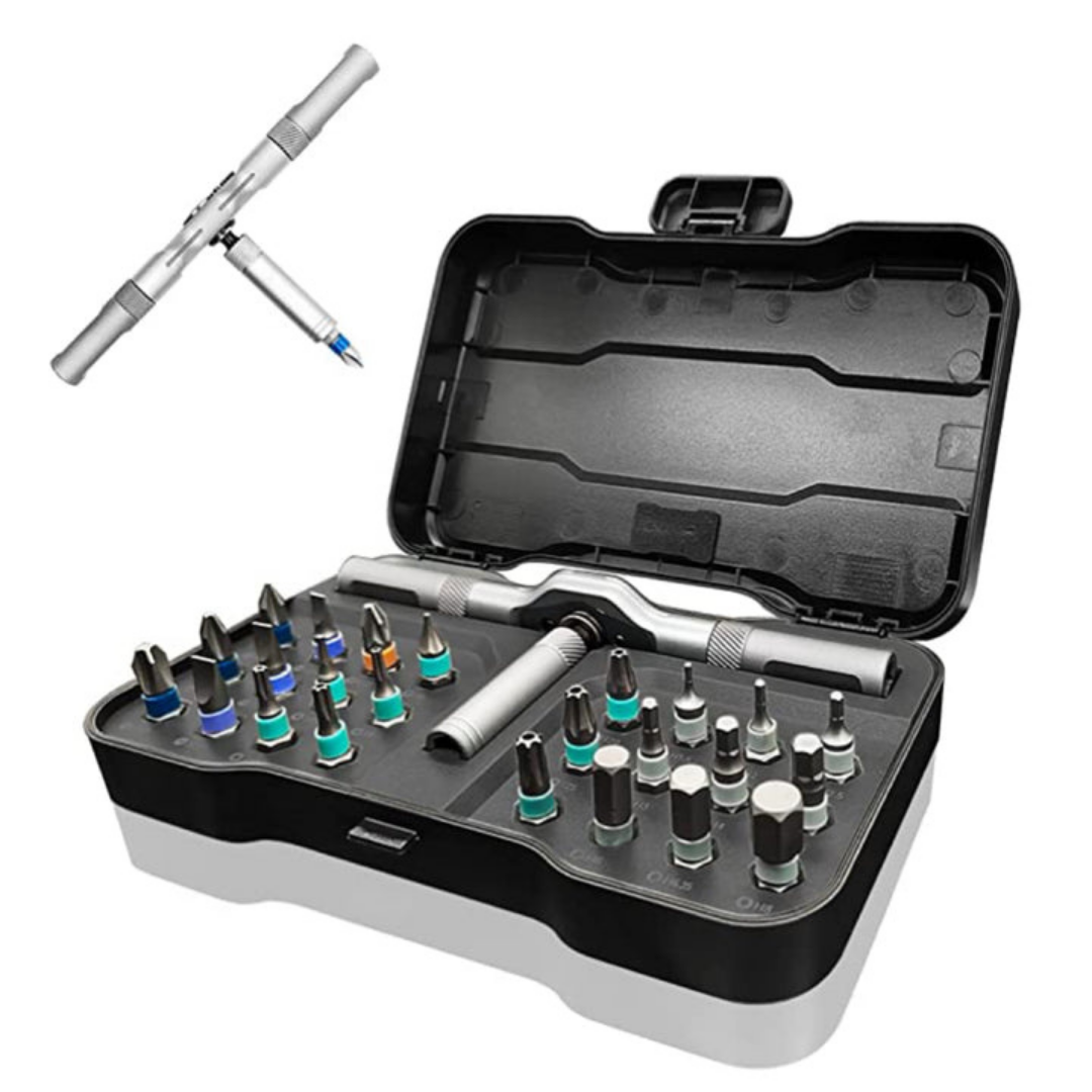 Juego De 24 Puntas Magnéticas Con Destornillador