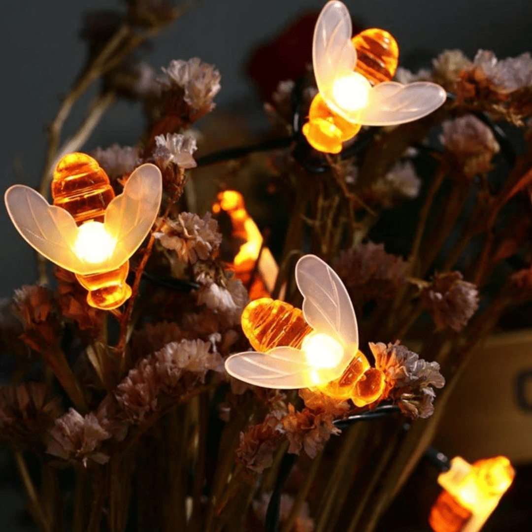 Guía De Abejas LED Solar para Jardín 5mts - Muy Moderna Uruguay