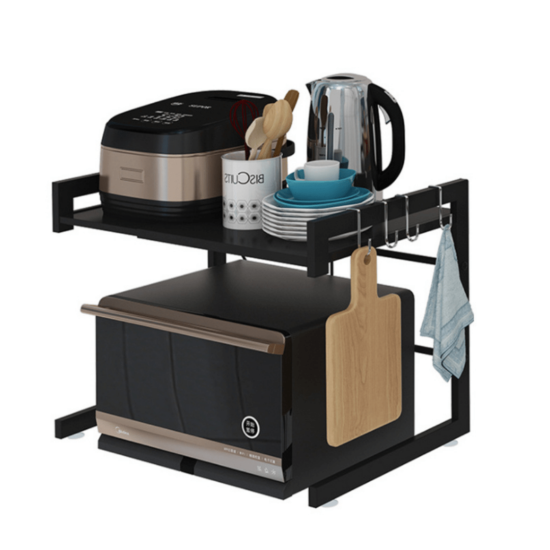 Estante Organizador Extensible Para Hornos y Microondas - Muy Moderna Uruguay