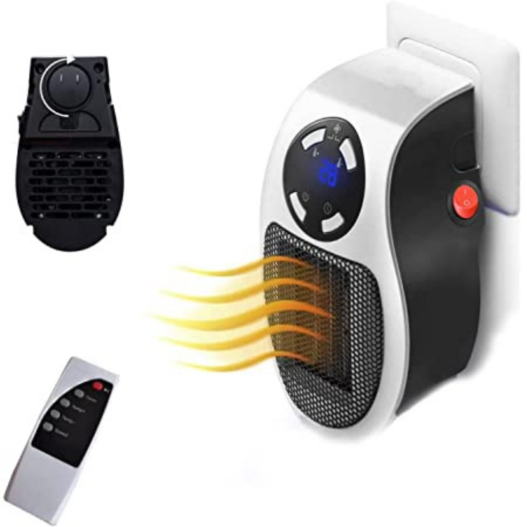 Calefactor Portable Heater con Control Remoto