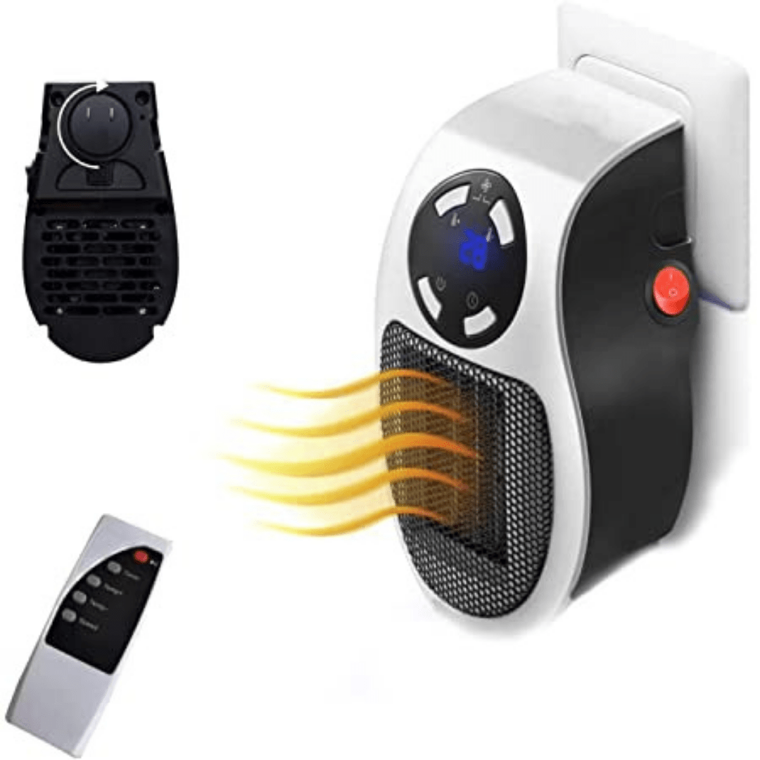 Calefactor Portable Heater con Control Remoto - Muy Moderna Uruguay