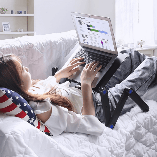 Mesa Regulable para Laptop con Ventilación - Muy Moderna Uruguay