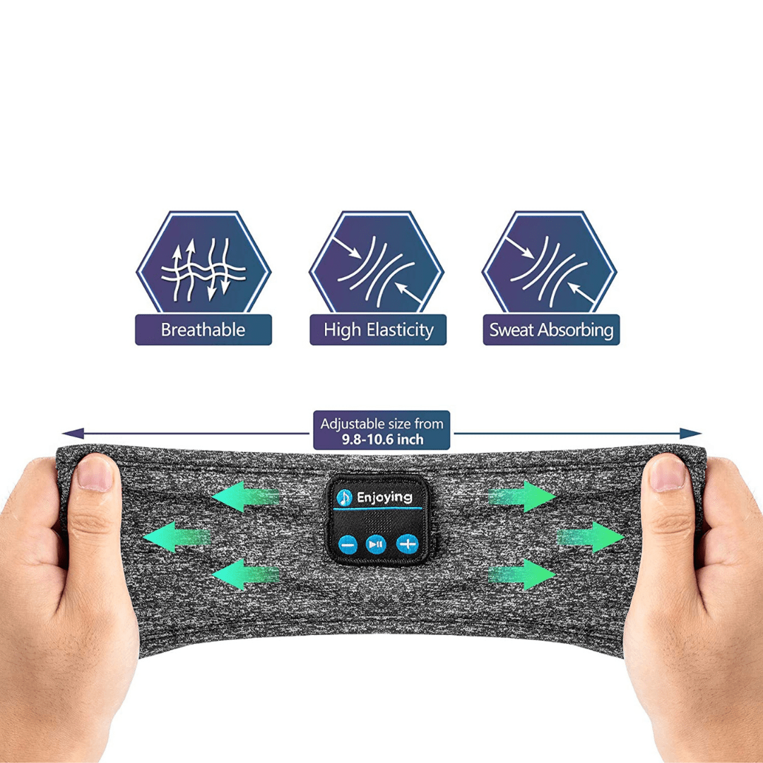 Vincha Cubre Ojos con Auriculares Bluetooth - Muy Moderna Uruguay