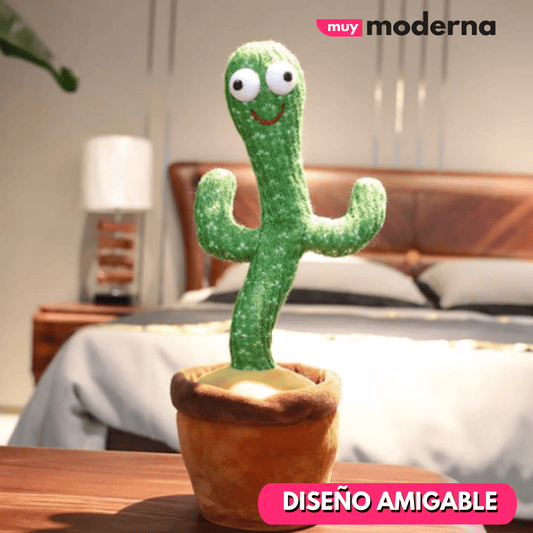 Cactus Toy Bailarín Con Batería y Carga USB - Muy Moderna Uruguay