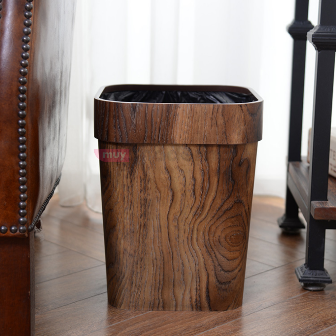 Papelera de Imitación Rústica 16L