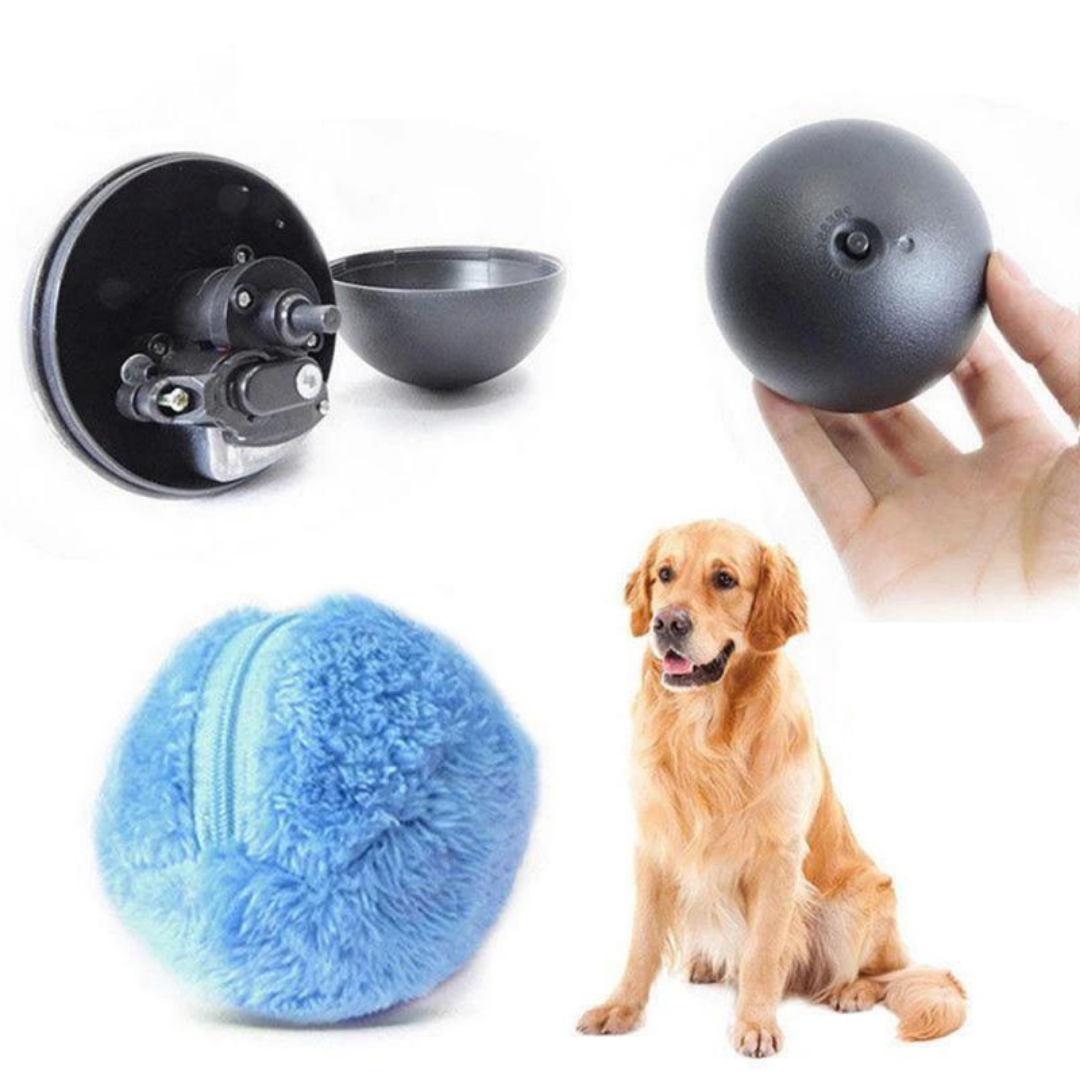 Pelota Robot para Mascotas+ 4 Fundas de Color