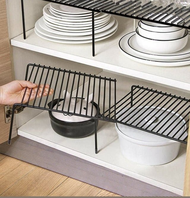 Estante Organizador de Alacena Extensible en Acero - Muy Moderna Uruguay