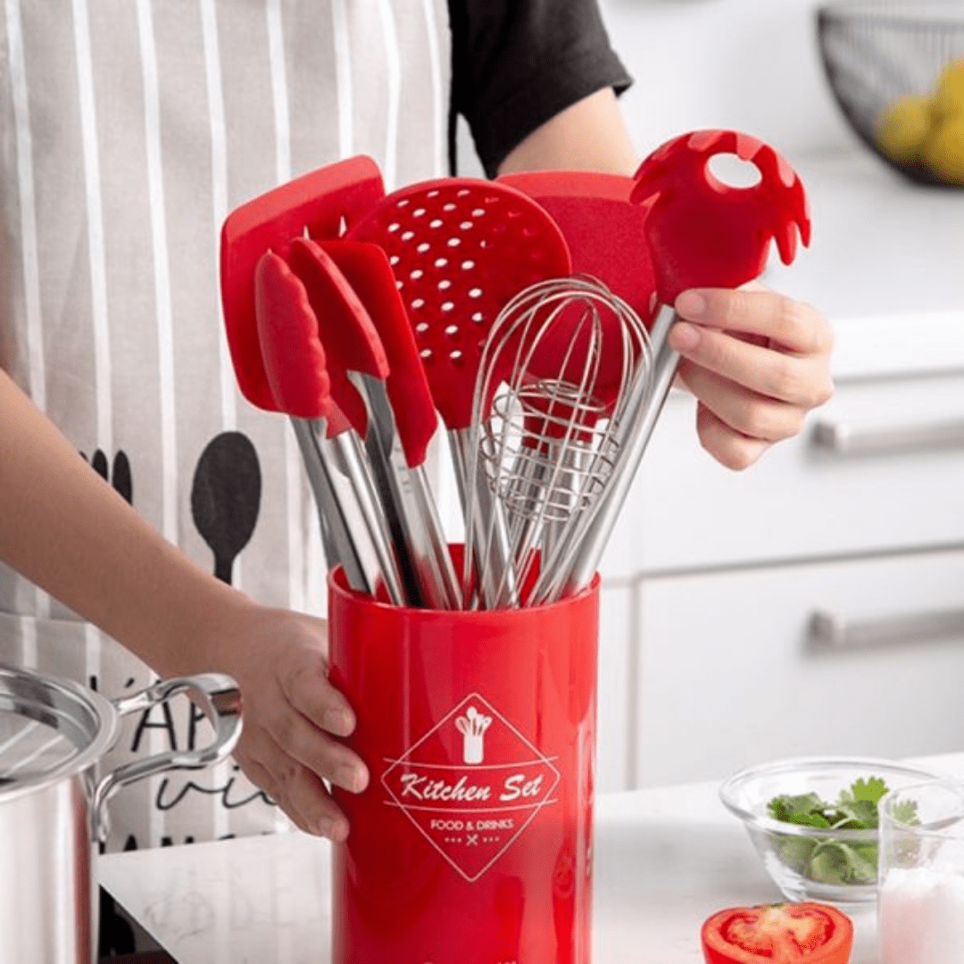 Set de 12 Utensilios Anti - Adherentes Menage - Muy Moderna Uruguay