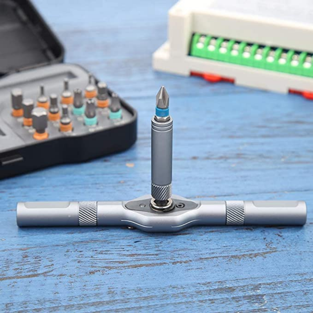 Juego De 24 Puntas Magnéticas Con Destornillador