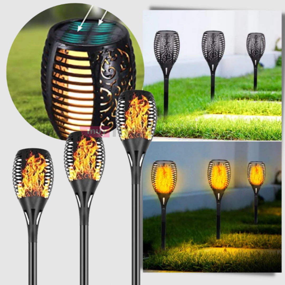 Antorcha EcoFlame LED Solar - Muy Moderna Uruguay