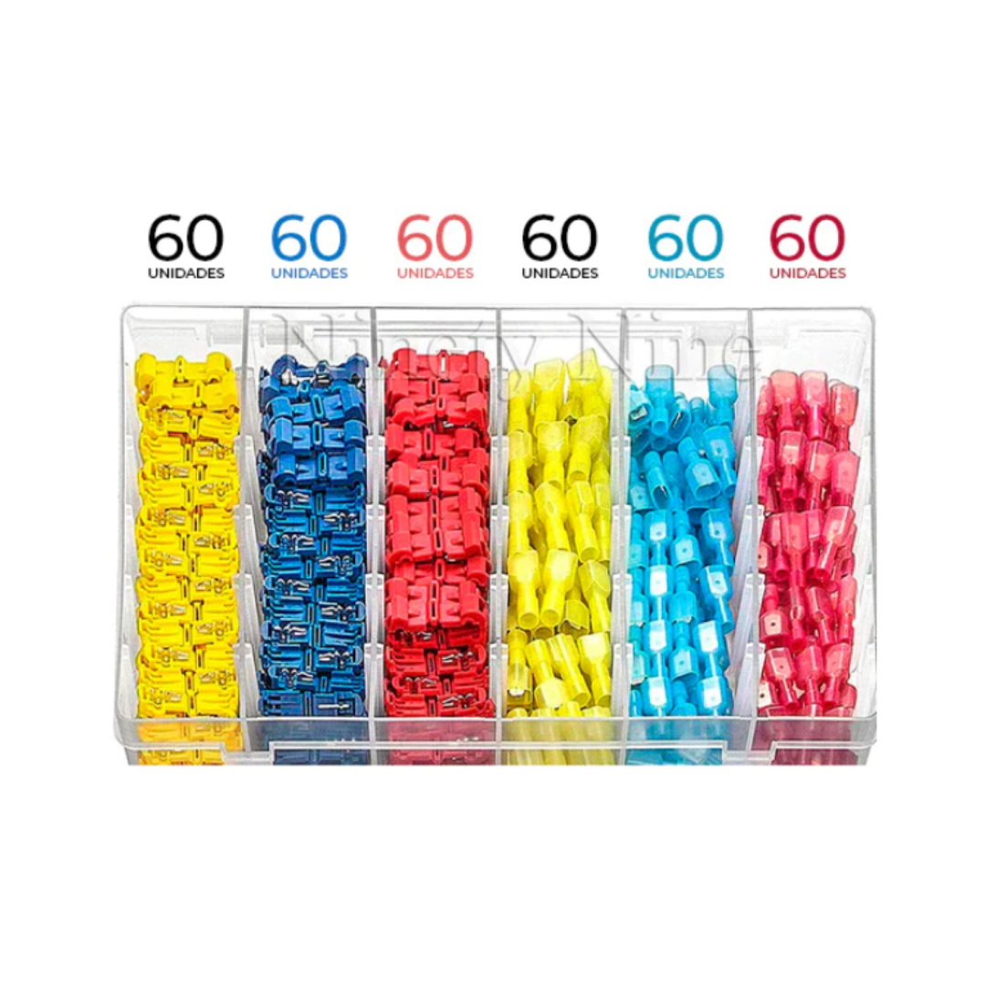 Kit De Conectores de Cable en "T" (360 piezas)