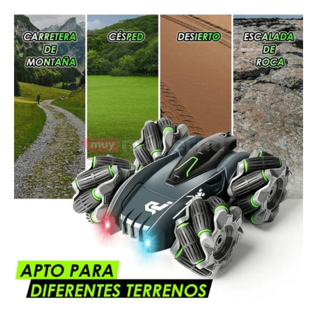 Auto Acrobatico Mecanum a Control Remoto - Muy Moderna Uruguay