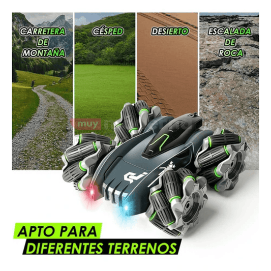 Auto Acrobatico Mecanum a Control Remoto - Muy Moderna Uruguay