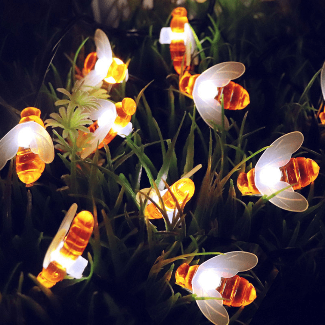 Guía De Abejas LED Solar para Jardín 5mts - Muy Moderna Uruguay