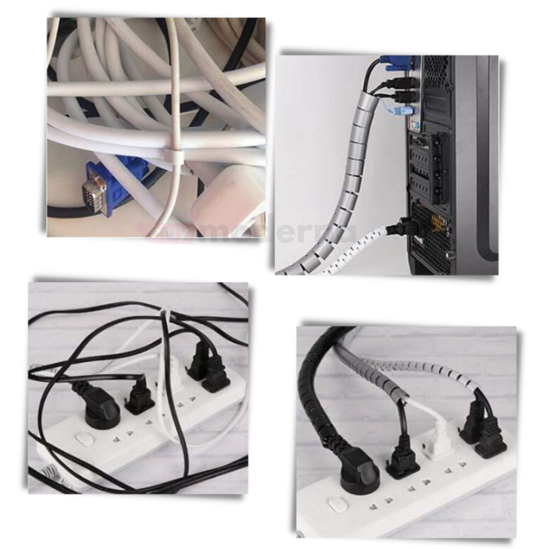 Espiral Organizador y Protector de Cables