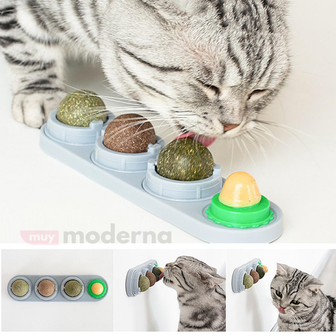 Juguete Giratorio de Hierba Gatera Catnip