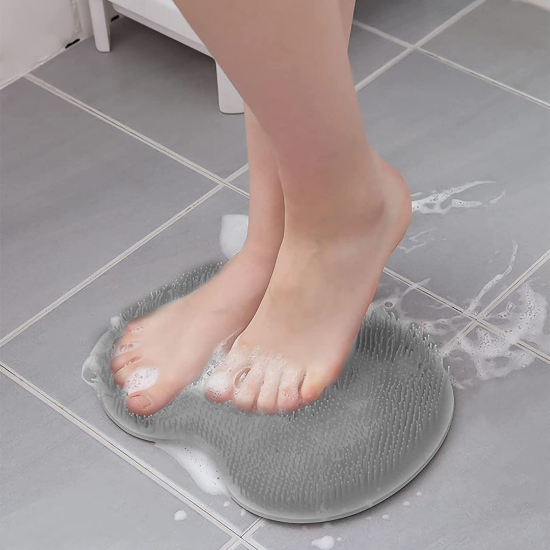 Alfombra con Cepillo para Espalda y Pies