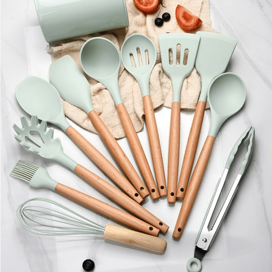 Set de 12 Utensilios Anti - Adherentes Menage - Muy Moderna Uruguay
